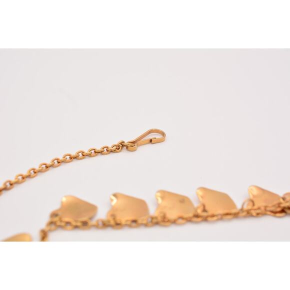 Vintage Statement Belt Gold Shaker Charm Dangle Linked Shiny Heavy Chunky 37" - Picture 5 of 12